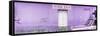 ¡Viva Mexico! Panoramic Collection - "5 de febrero" Purple Wall-Philippe Hugonnard-Framed Stretched Canvas