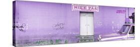 ¡Viva Mexico! Panoramic Collection - "5 de febrero" Purple Wall-Philippe Hugonnard-Stretched Canvas