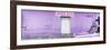 ¡Viva Mexico! Panoramic Collection - "5 de febrero" Purple Wall-Philippe Hugonnard-Framed Photographic Print