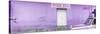 ¡Viva Mexico! Panoramic Collection - "5 de febrero" Purple Wall-Philippe Hugonnard-Stretched Canvas