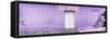 ¡Viva Mexico! Panoramic Collection - "5 de febrero" Purple Wall-Philippe Hugonnard-Framed Stretched Canvas