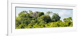 ¡Viva Mexico! Panoramic Collection - Ancient Maya City within the Jungle - Calakmul-Philippe Hugonnard-Framed Photographic Print