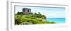 ¡Viva Mexico! Panoramic Collection - Ancient Mayan Fortress in Riviera Maya - Tulum IV-Philippe Hugonnard-Framed Photographic Print