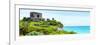 ¡Viva Mexico! Panoramic Collection - Ancient Mayan Fortress in Riviera Maya - Tulum IV-Philippe Hugonnard-Framed Photographic Print