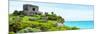 ¡Viva Mexico! Panoramic Collection - Ancient Mayan Fortress in Riviera Maya - Tulum IV-Philippe Hugonnard-Mounted Photographic Print