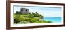 ¡Viva Mexico! Panoramic Collection - Ancient Mayan Fortress in Riviera Maya - Tulum IV-Philippe Hugonnard-Framed Photographic Print