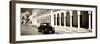 ¡Viva Mexico! Panoramic Collection - Black VW Beetle and Mexican Architecture Sepia-Philippe Hugonnard-Framed Photographic Print