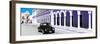 ¡Viva Mexico! Panoramic Collection - Black VW Beetle and Purple Architecture-Philippe Hugonnard-Framed Photographic Print