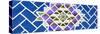 ¡Viva Mexico! Panoramic Collection - Blue Mosaics-Philippe Hugonnard-Stretched Canvas