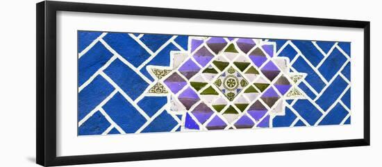 ¡Viva Mexico! Panoramic Collection - Blue Mosaics-Philippe Hugonnard-Framed Photographic Print