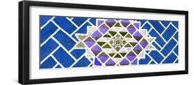 ¡Viva Mexico! Panoramic Collection - Blue Mosaics-Philippe Hugonnard-Framed Photographic Print