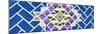 ¡Viva Mexico! Panoramic Collection - Blue Mosaics-Philippe Hugonnard-Mounted Photographic Print