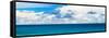 ¡Viva Mexico! Panoramic Collection - Blue Ocean and Sky - Cancun-Philippe Hugonnard-Framed Stretched Canvas