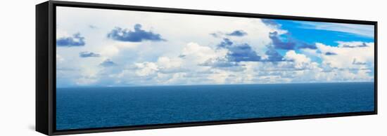 ¡Viva Mexico! Panoramic Collection - Blue Ocean and Sky II - Cancun-Philippe Hugonnard-Framed Stretched Canvas