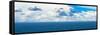 ¡Viva Mexico! Panoramic Collection - Blue Ocean and Sky II - Cancun-Philippe Hugonnard-Framed Stretched Canvas