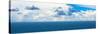 ¡Viva Mexico! Panoramic Collection - Blue Ocean and Sky II - Cancun-Philippe Hugonnard-Stretched Canvas