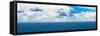 ¡Viva Mexico! Panoramic Collection - Blue Ocean and Sky II - Cancun-Philippe Hugonnard-Framed Stretched Canvas