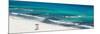 ¡Viva Mexico! Panoramic Collection - Blue Ocean and White Beach - Cancun-Philippe Hugonnard-Mounted Photographic Print