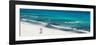 ¡Viva Mexico! Panoramic Collection - Blue Ocean and White Beach - Cancun-Philippe Hugonnard-Framed Photographic Print