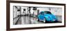 ¡Viva Mexico! Panoramic Collection - Blue VW Beetle Car in San Cristobal de Las Casas-Philippe Hugonnard-Framed Photographic Print