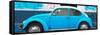 ¡Viva Mexico! Panoramic Collection - Blue VW Beetle-Philippe Hugonnard-Framed Stretched Canvas