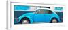 ¡Viva Mexico! Panoramic Collection - Blue VW Beetle-Philippe Hugonnard-Framed Photographic Print