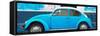 ¡Viva Mexico! Panoramic Collection - Blue VW Beetle-Philippe Hugonnard-Framed Stretched Canvas