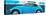 ¡Viva Mexico! Panoramic Collection - Blue VW Beetle-Philippe Hugonnard-Stretched Canvas