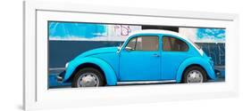 ¡Viva Mexico! Panoramic Collection - Blue VW Beetle-Philippe Hugonnard-Framed Photographic Print