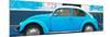 ¡Viva Mexico! Panoramic Collection - Blue VW Beetle-Philippe Hugonnard-Mounted Photographic Print