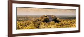 ¡Viva Mexico! Panoramic Collection - Calakmul in the Mexican Jungle with Fall Colors-Philippe Hugonnard-Framed Photographic Print