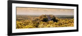 ¡Viva Mexico! Panoramic Collection - Calakmul in the Mexican Jungle with Fall Colors-Philippe Hugonnard-Framed Photographic Print