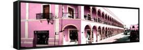 ¡Viva Mexico! Panoramic Collection - Campeche Architecture I-Philippe Hugonnard-Framed Stretched Canvas