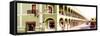 ¡Viva Mexico! Panoramic Collection - Campeche Architecture V-Philippe Hugonnard-Framed Stretched Canvas