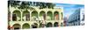 ¡Viva Mexico! Panoramic Collection - Campeche Architecture VI-Philippe Hugonnard-Stretched Canvas