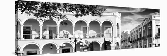 ¡Viva Mexico! Panoramic Collection - Campeche Architecture VIII-Philippe Hugonnard-Stretched Canvas