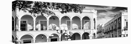 ¡Viva Mexico! Panoramic Collection - Campeche Architecture VIII-Philippe Hugonnard-Stretched Canvas