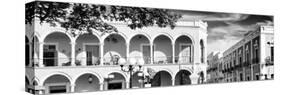 ¡Viva Mexico! Panoramic Collection - Campeche Architecture VIII-Philippe Hugonnard-Stretched Canvas