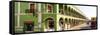 ¡Viva Mexico! Panoramic Collection - Campeche Architecture-Philippe Hugonnard-Framed Stretched Canvas