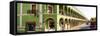 ¡Viva Mexico! Panoramic Collection - Campeche Architecture-Philippe Hugonnard-Framed Stretched Canvas