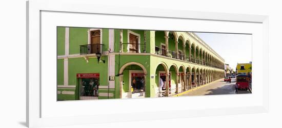 ¡Viva Mexico! Panoramic Collection - Campeche Architecture-Philippe Hugonnard-Framed Photographic Print