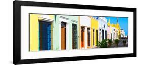 ¡Viva Mexico! Panoramic Collection - Campeche Colorful Street IV-Philippe Hugonnard-Framed Photographic Print