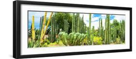 ¡Viva Mexico! Panoramic Collection - Cardon Cactus III-Philippe Hugonnard-Framed Photographic Print