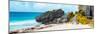 ¡Viva Mexico! Panoramic Collection - Caribbean Coastline in Tulum II-Philippe Hugonnard-Mounted Photographic Print