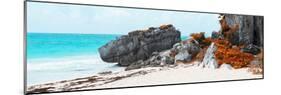 ¡Viva Mexico! Panoramic Collection - Caribbean Coastline in Tulum III-Philippe Hugonnard-Mounted Photographic Print