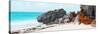 ¡Viva Mexico! Panoramic Collection - Caribbean Coastline in Tulum III-Philippe Hugonnard-Stretched Canvas