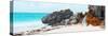 ¡Viva Mexico! Panoramic Collection - Caribbean Coastline in Tulum III-Philippe Hugonnard-Stretched Canvas