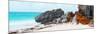 ¡Viva Mexico! Panoramic Collection - Caribbean Coastline in Tulum III-Philippe Hugonnard-Mounted Photographic Print