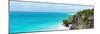 ¡Viva Mexico! Panoramic Collection - Caribbean Coastline in Tulum IV-Philippe Hugonnard-Mounted Photographic Print