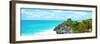 ¡Viva Mexico! Panoramic Collection - Caribbean Coastline in Tulum IX-Philippe Hugonnard-Framed Premium Photographic Print